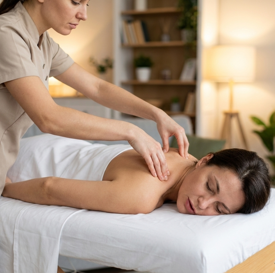 Masaje integral relajante y estética profesional a domicilio en Talavera de la Reina