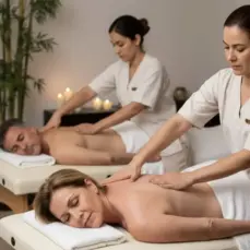 Masaje relajante a domicilio en Madrid para 4 personas - Spa privado en casa